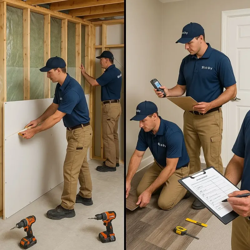 Repairs and Reconstruction process in Delaware County, IA